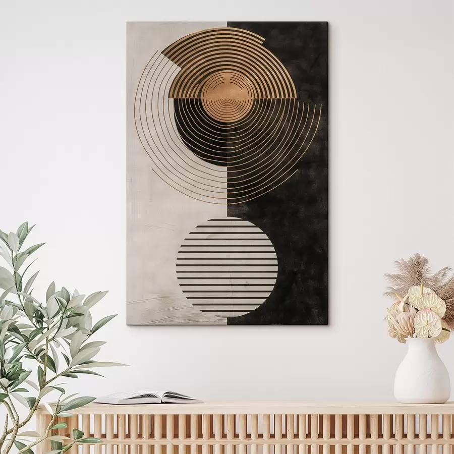 Картина Кола та листя s47080