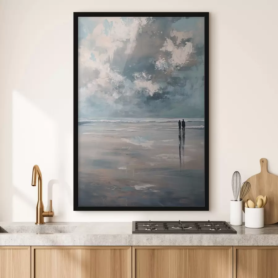 Картина Пара на березі f47061