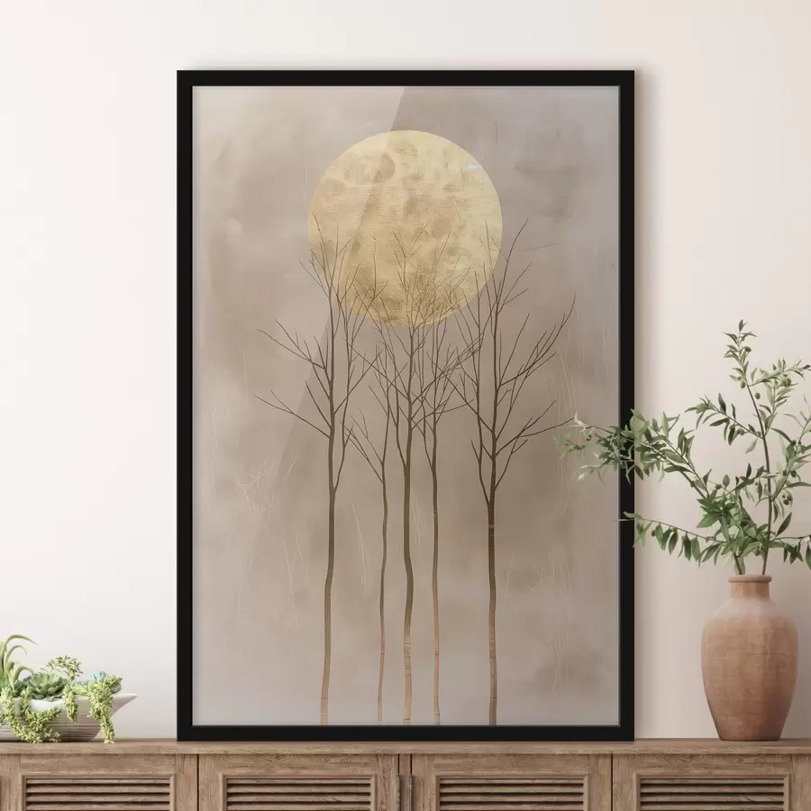 Картина Дерева і коло f47083