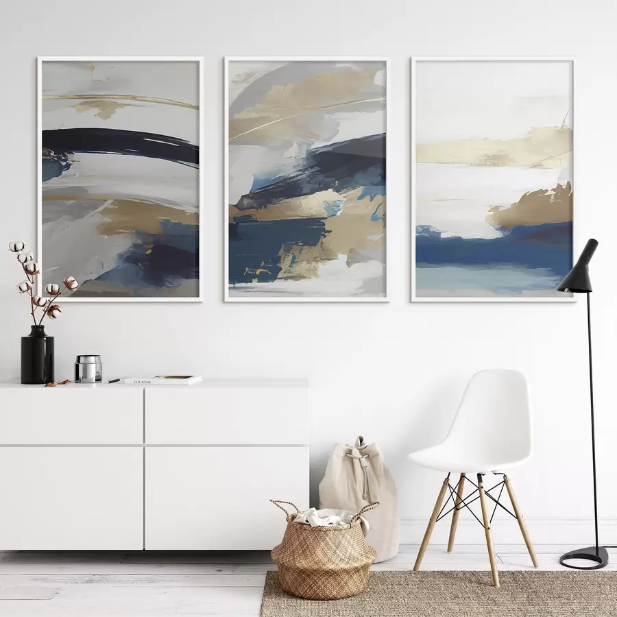 Картина Абстрактні хвилі спокійної безтурботності d00269