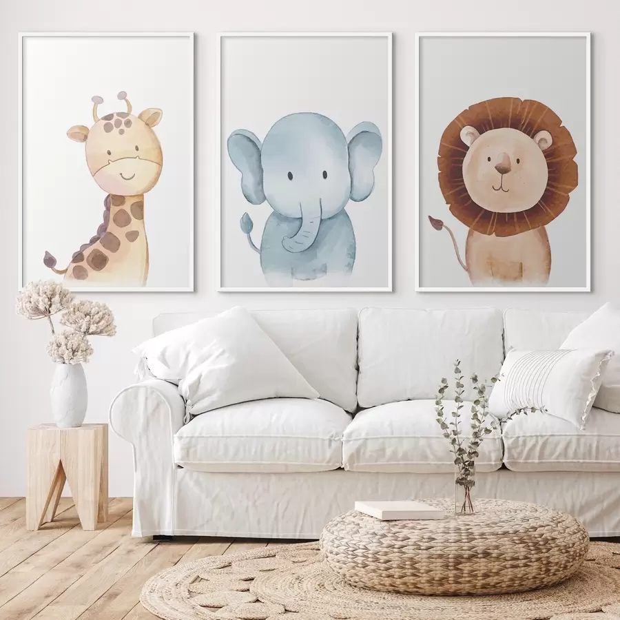 Картина Троє друзів проводять веселий день d00294