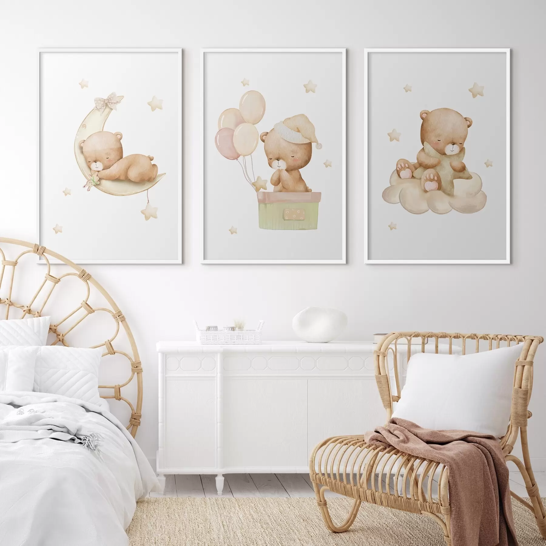 Картина Плюшеві ведмедики насолоджуються моментами сну d00296