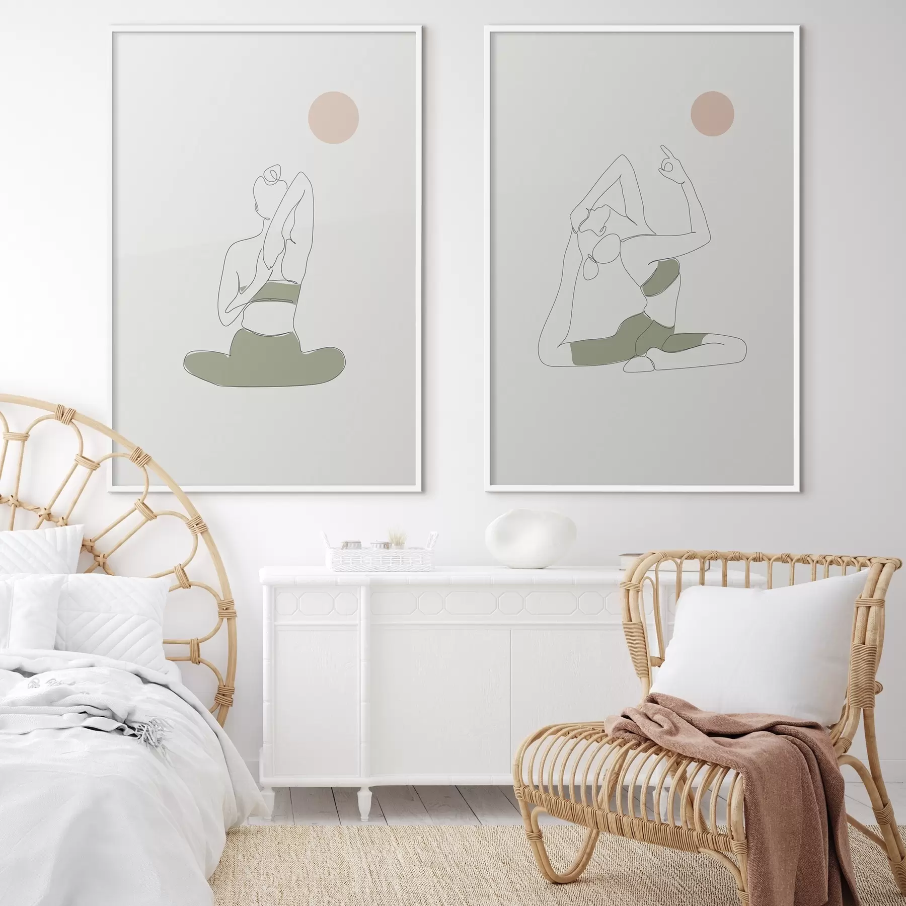 Картина Усвідомлені рухи в спокійних позах d00300