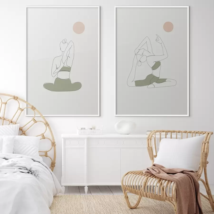 Картина Усвідомлені рухи в спокійних позах d00300