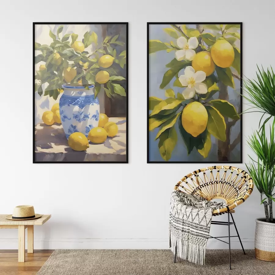 Картина Лимони d00390