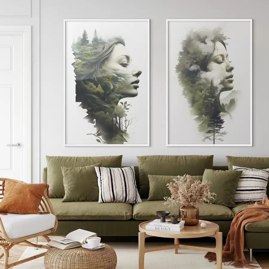 Картина Люди, дівчата, природа d00427