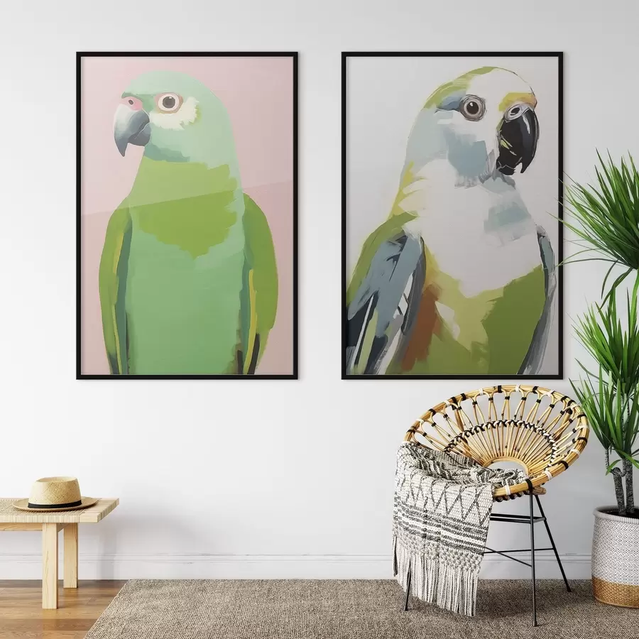 Картина Тропічні папуги d00441