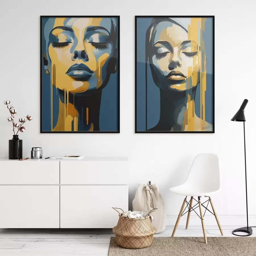 Картина Жіночі портрети d00474