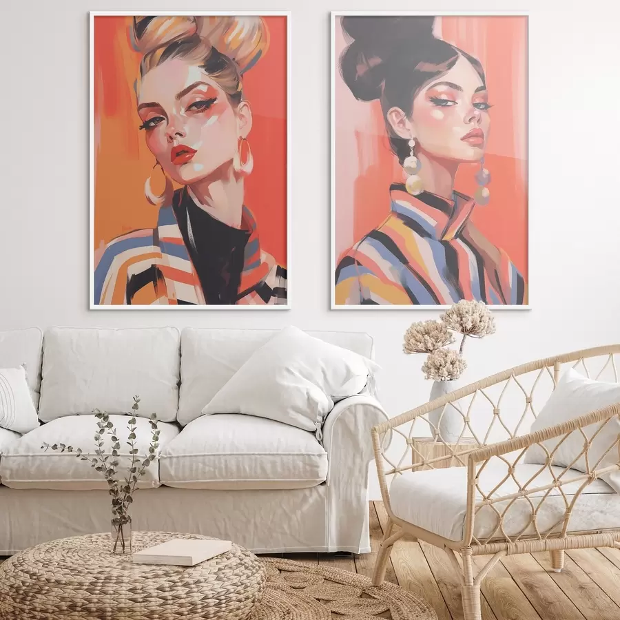 Картина Жіночі портрети d00498