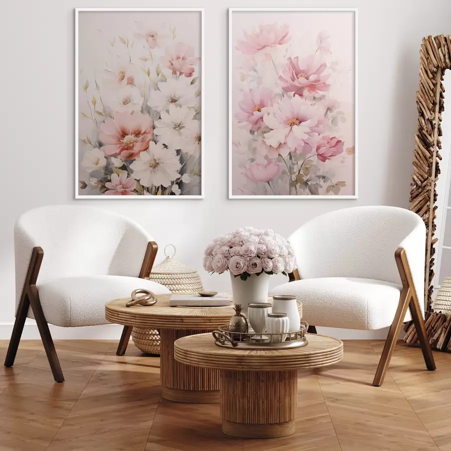 Картина Ніжний розпис з імітацією квітів d00504