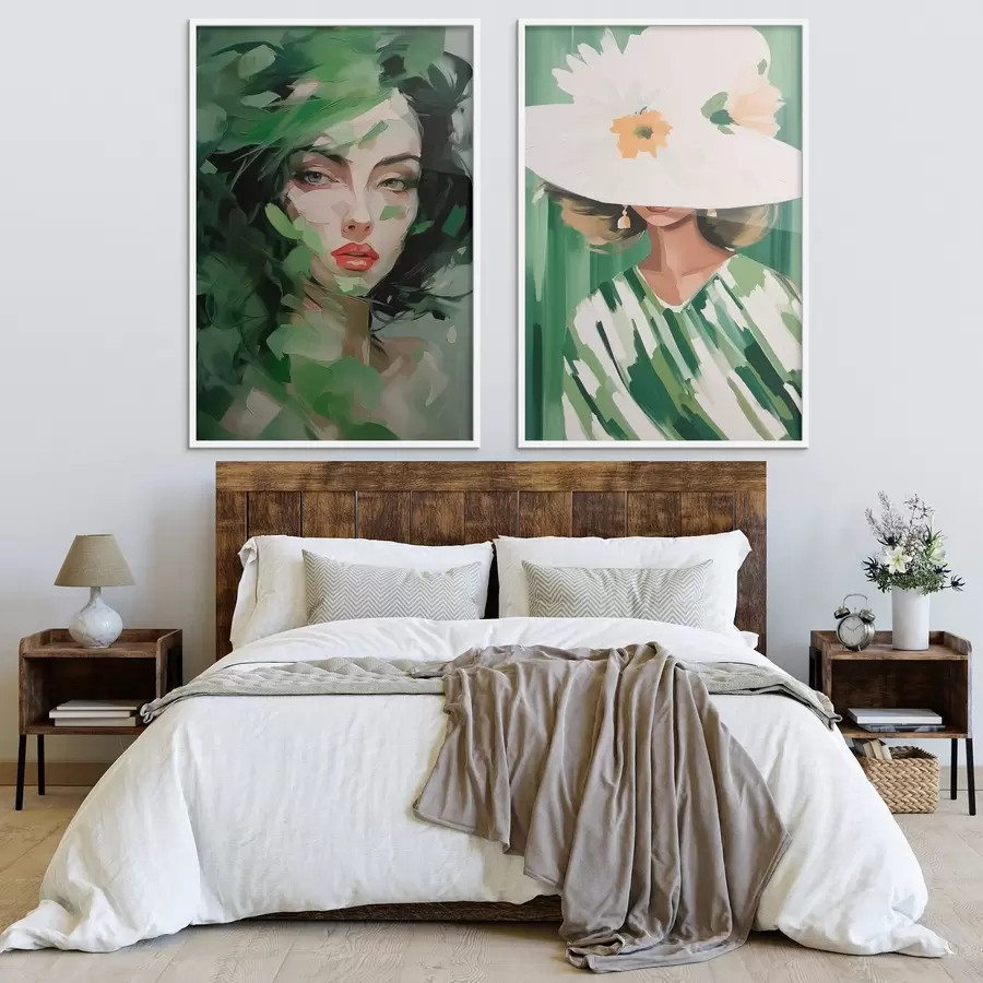 Картина Жіночі портрети d00844