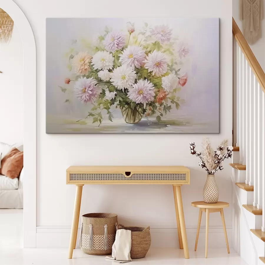 Картина Хризантеми в квітковому горщику s47154