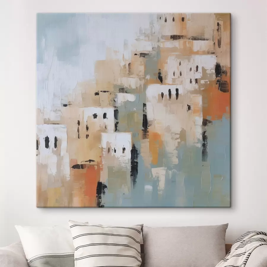 Картина Абстрактне місто s47241