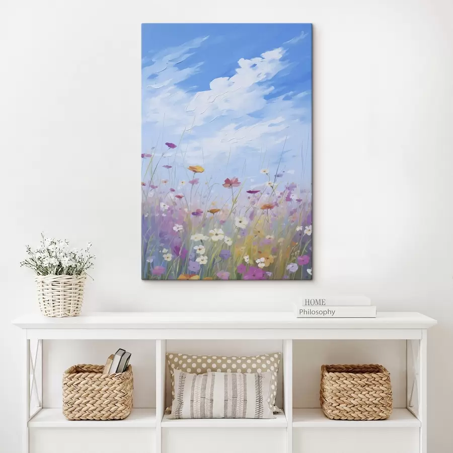 Картина Імітація живопису польових квітів s47245