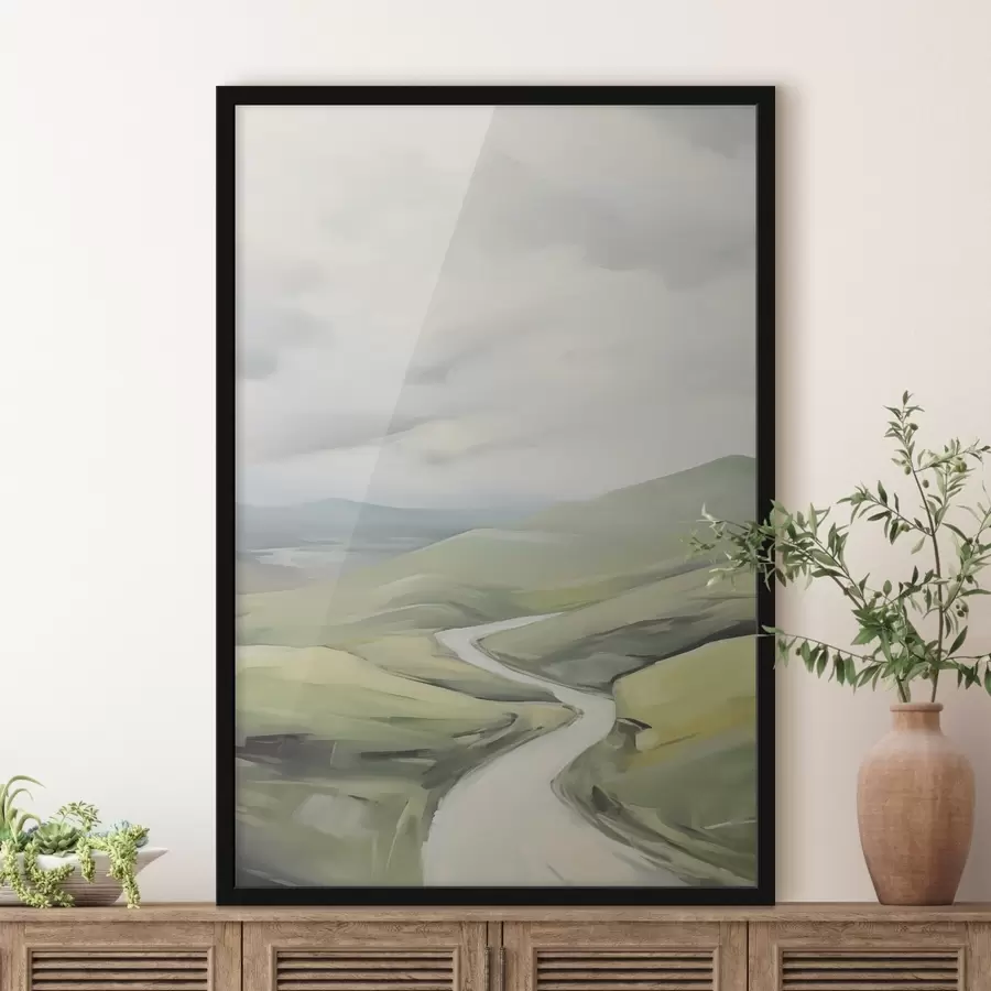 Картина Дорога в полі f47244