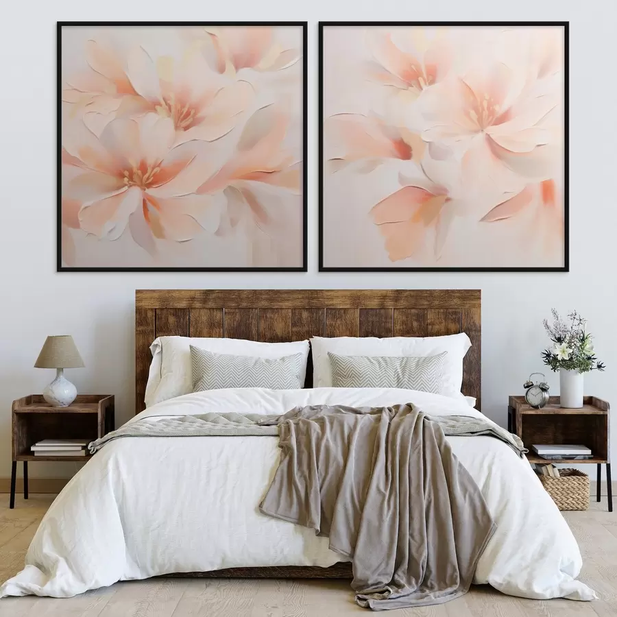 Картина Абстрактні ніжні квіти d00789