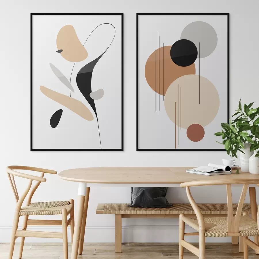 Картина Абстрактна геометрична композиція d00908