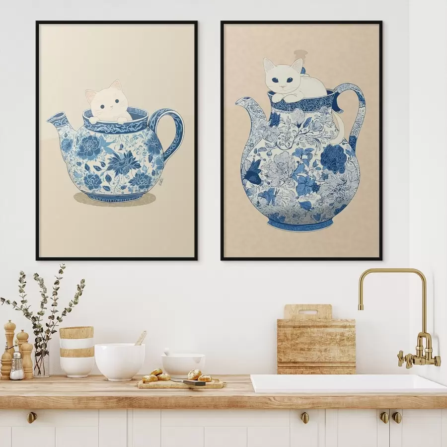 Картина Кіт у глечику d00920