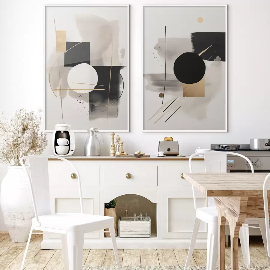 Картина Абстракції з фігурами d00940