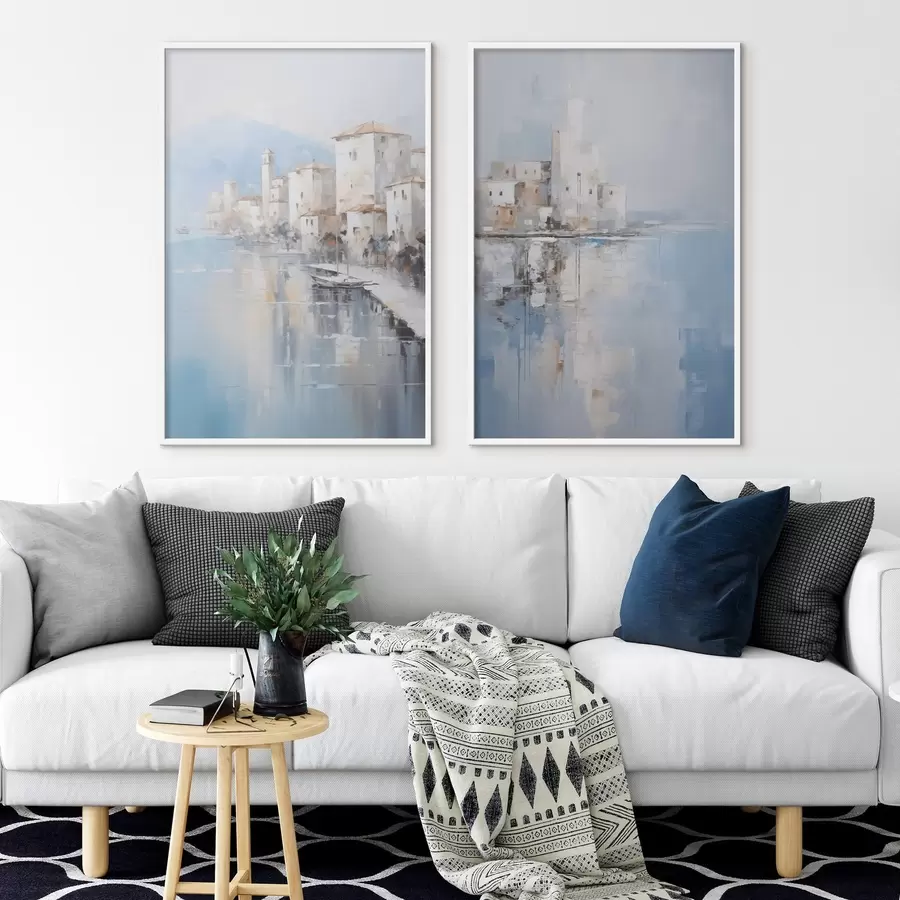 Картина Абстрактна імітація пейзажу в живописі d00997