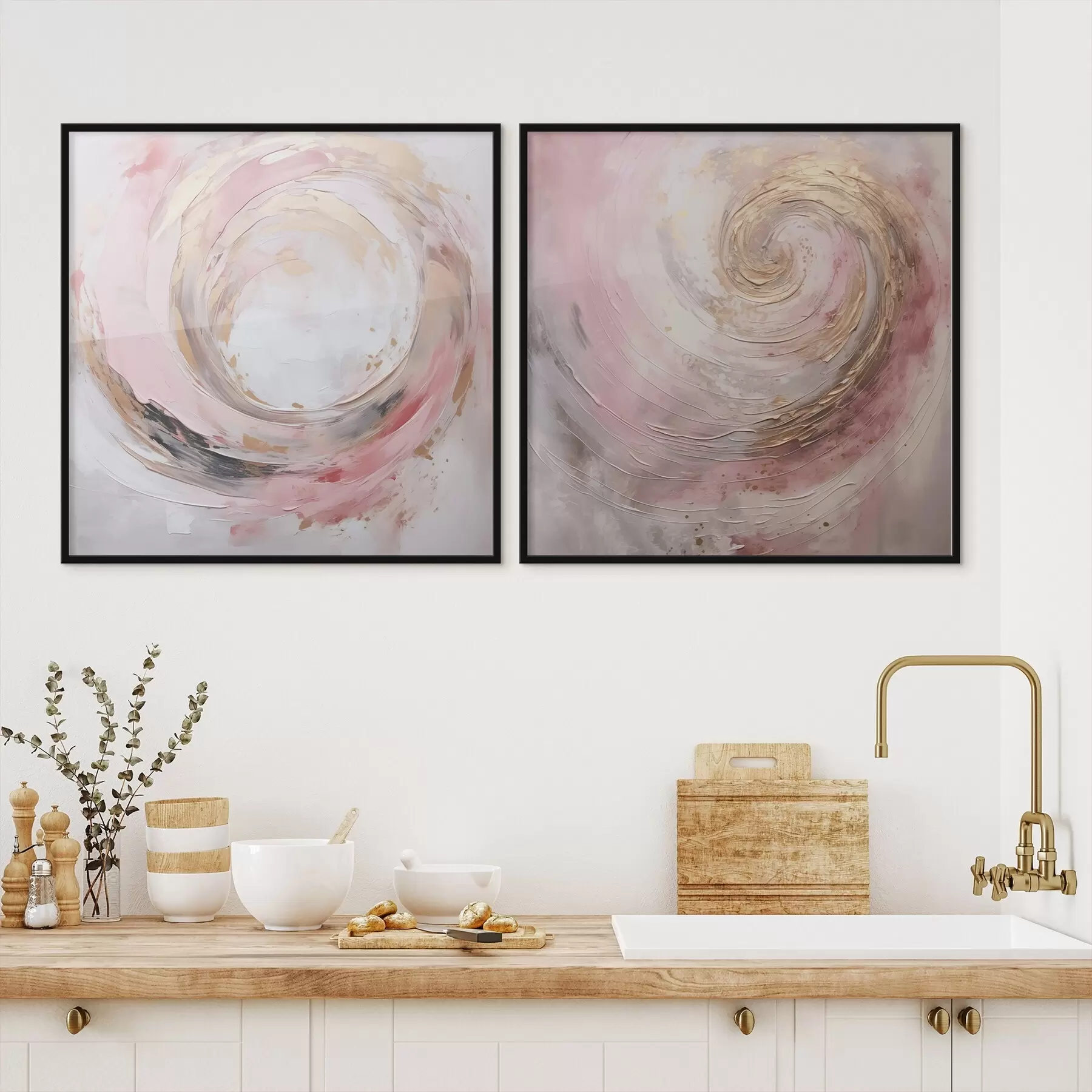 Картина Абстрактна картина, що імітує вихор d01028