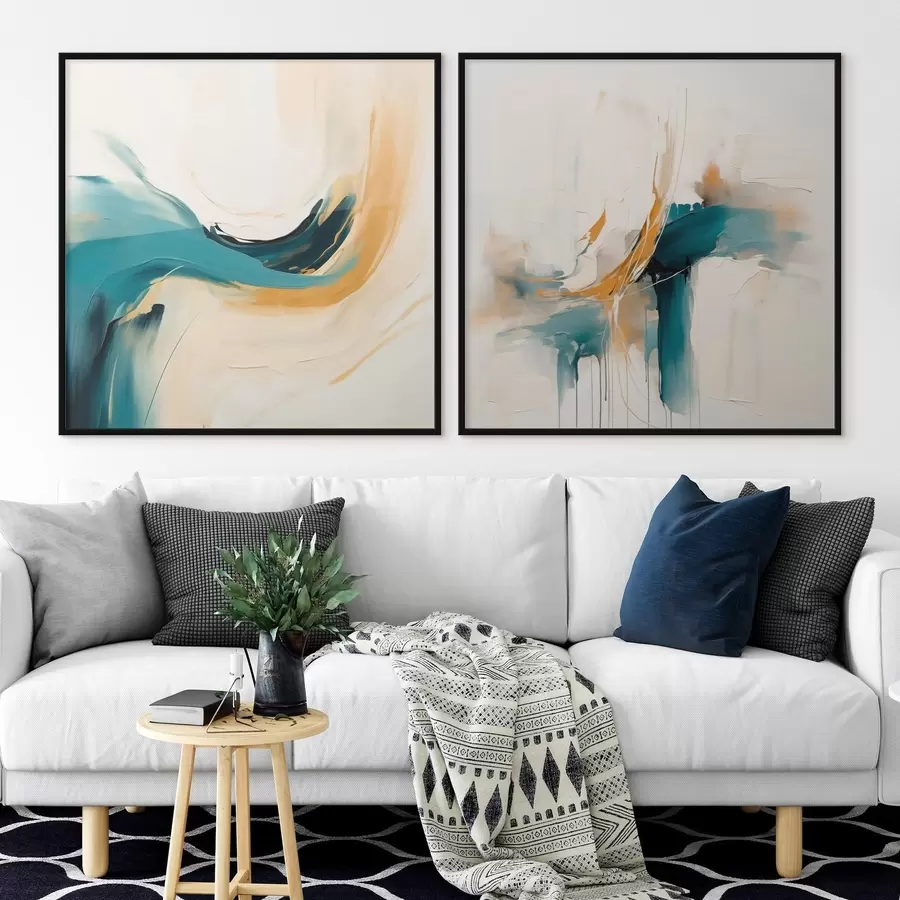 Картина Художня композиція з плавним переходом кольорів d00989