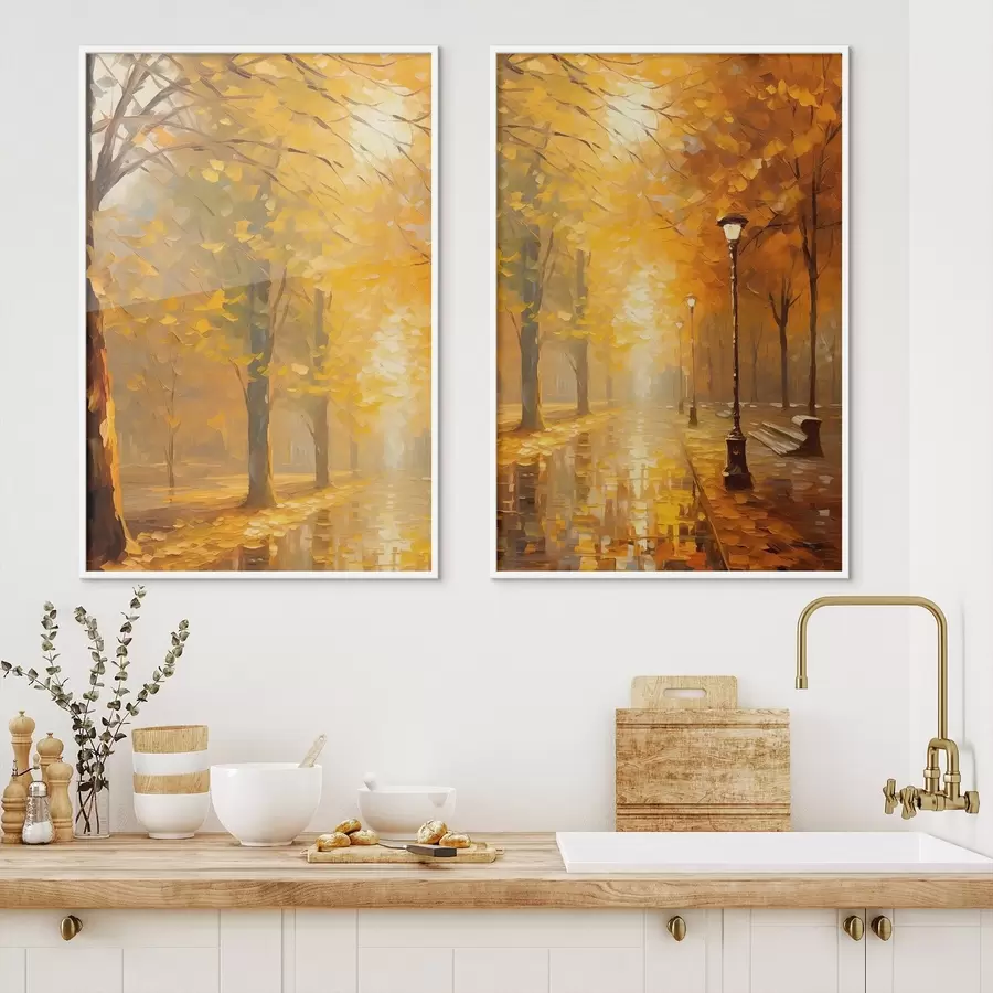 Картина Осінь у парку d01052