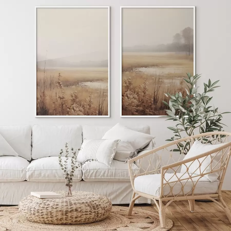 Картина Сухі квіти в полі d01053