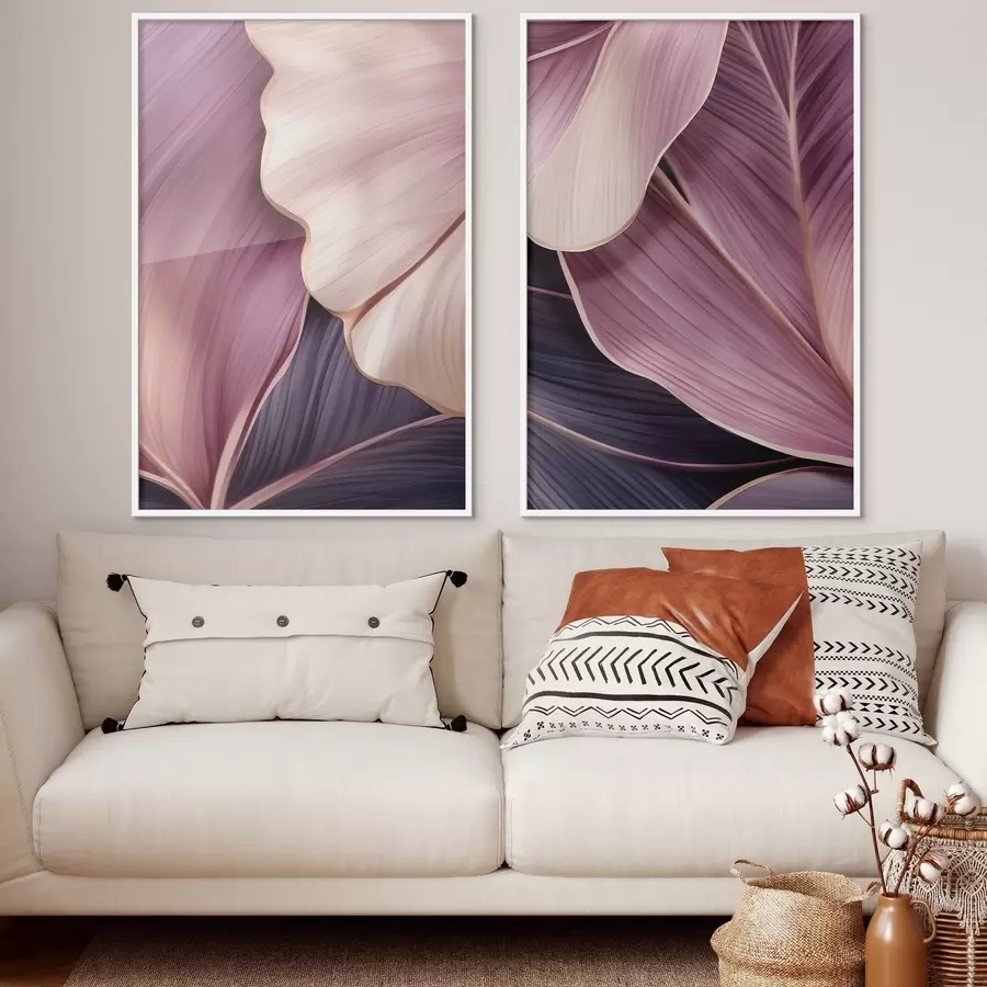 Картина Абстрактні листя d01059