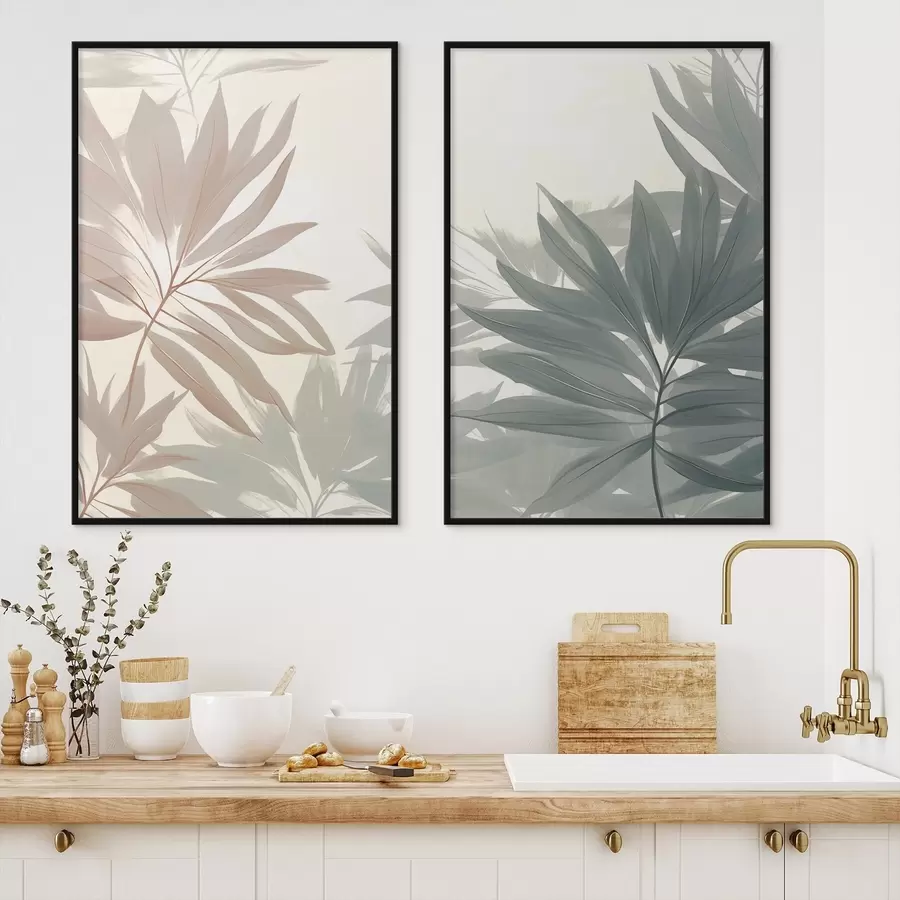 Картина Тропічне листя d01060