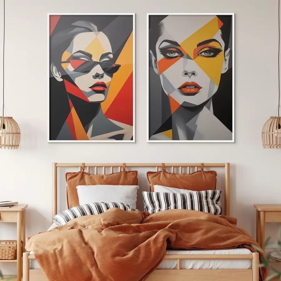 Картина Абстрактні портрети d01077