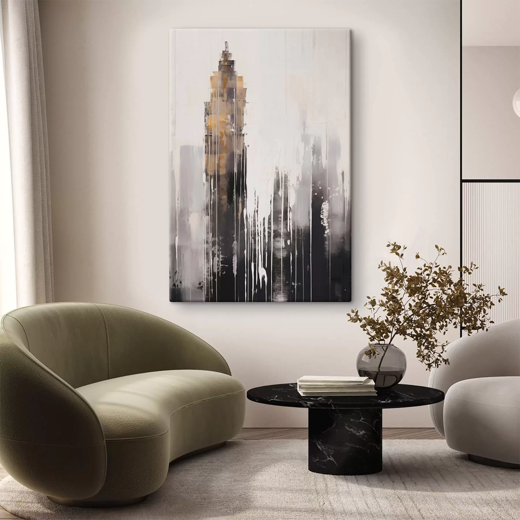 Картина Абстрактний хмарочос s47254