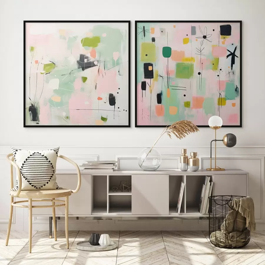 Картина Квіткові мотиви в сучасному стилі d00900