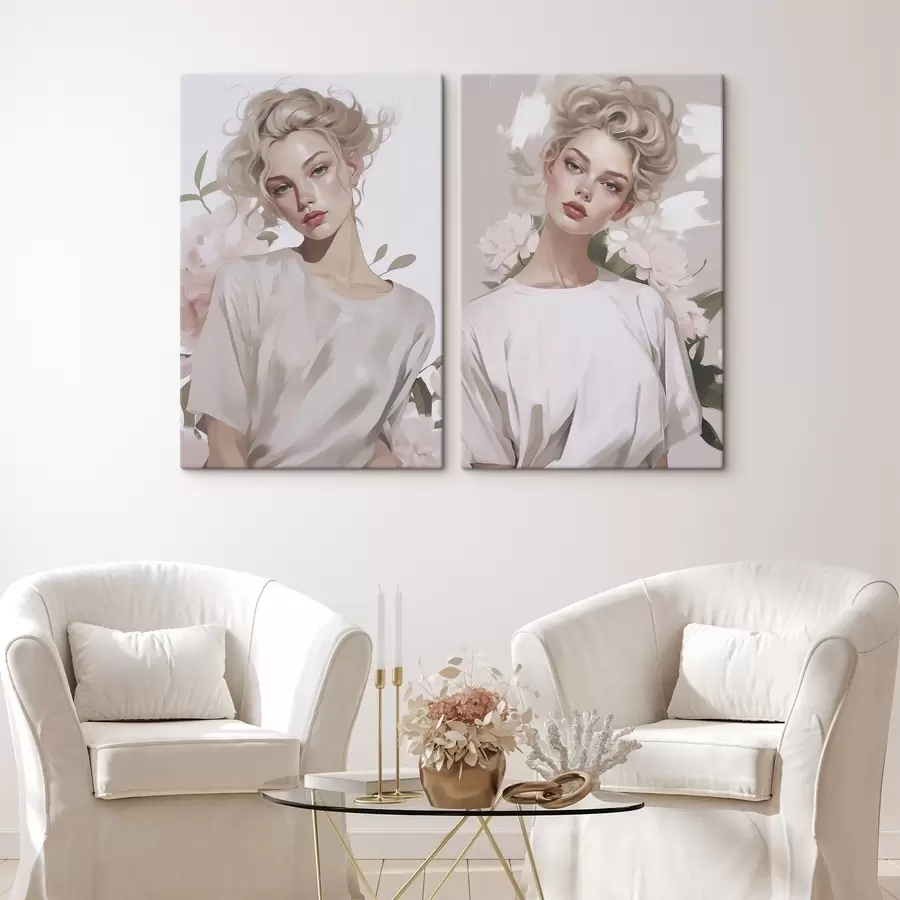 Картина Портрет дівчини m01187