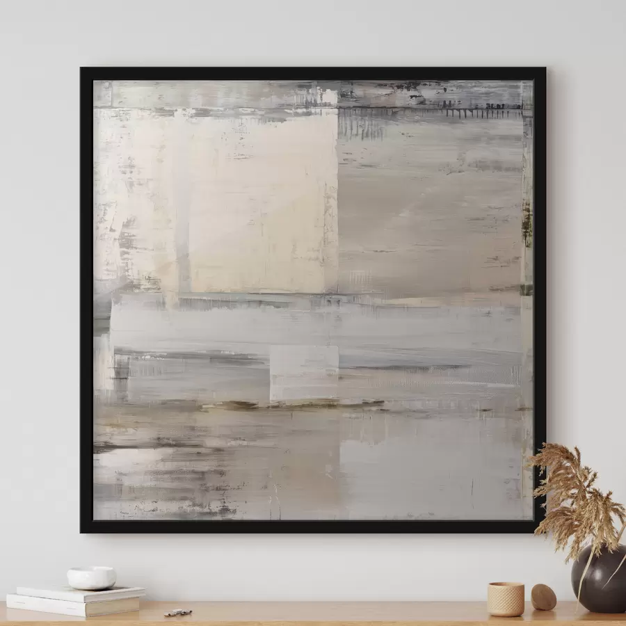 Картина сучасна абстракція в стриманих тонах f47121