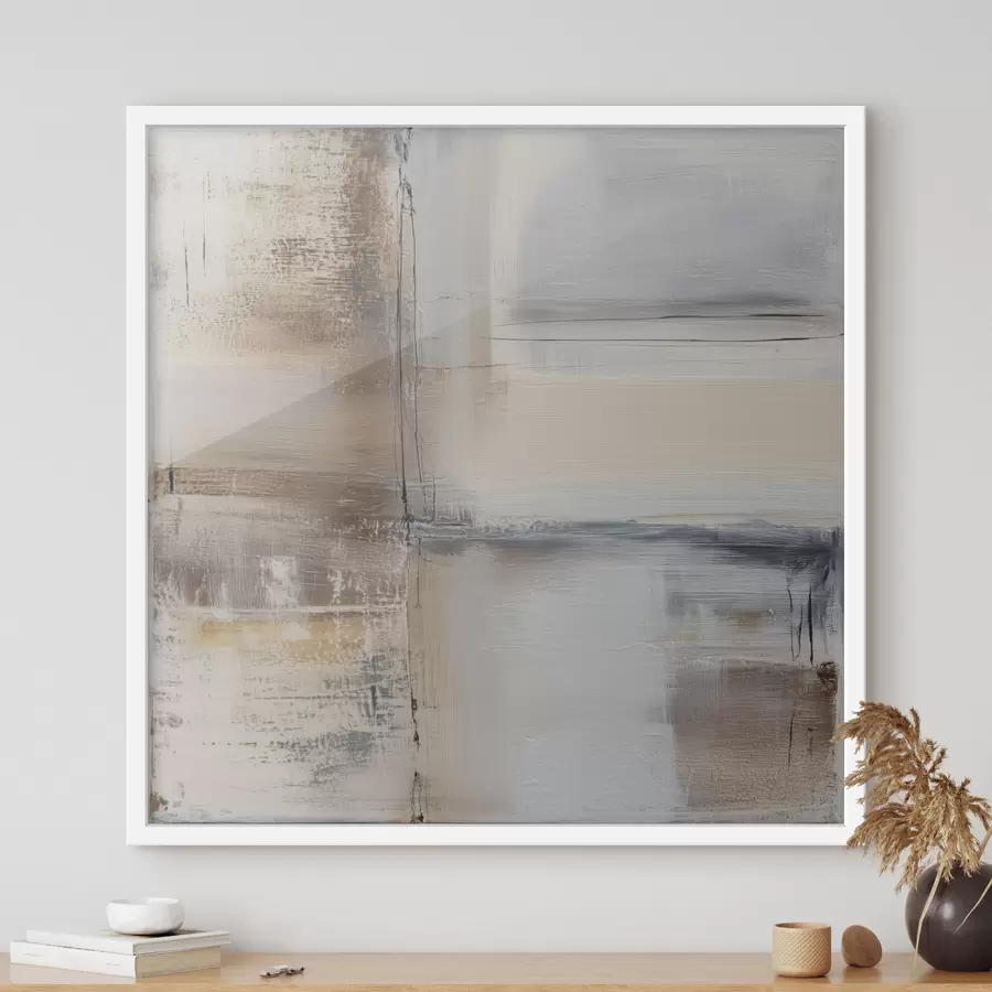 Картина сучасна абстракція в стриманих тонах f47122