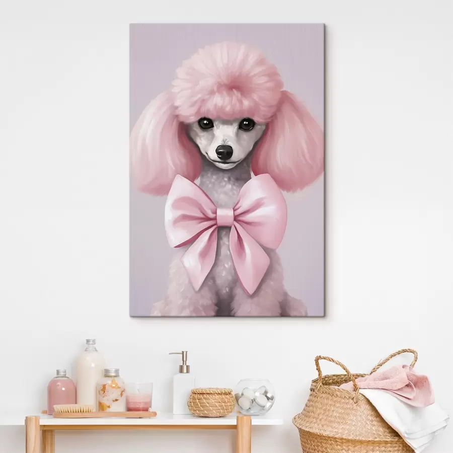 Картина Пудель з бантиком s47412