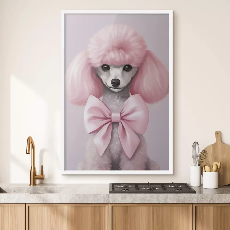 Картина Пудель з бантиком f47412