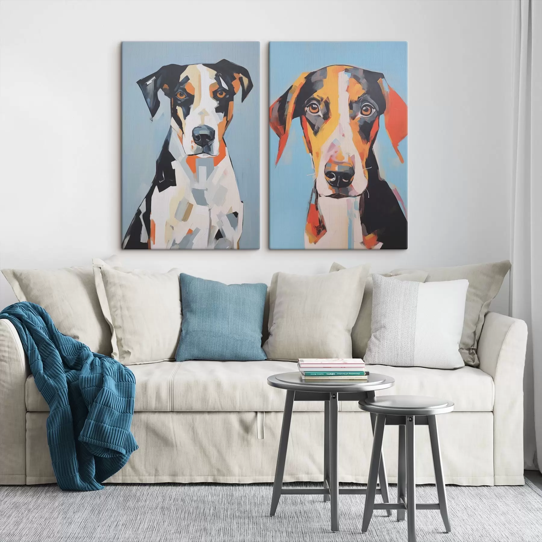 Картина Абстрактний портрет собаки m01189