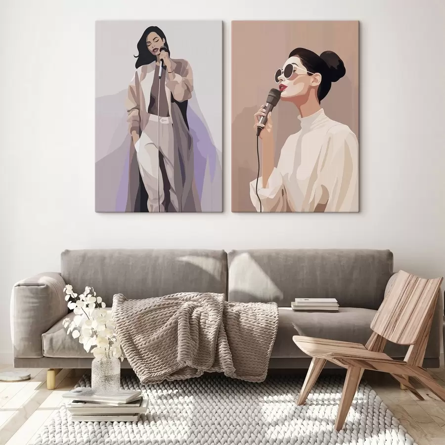 Картина Співак m01191