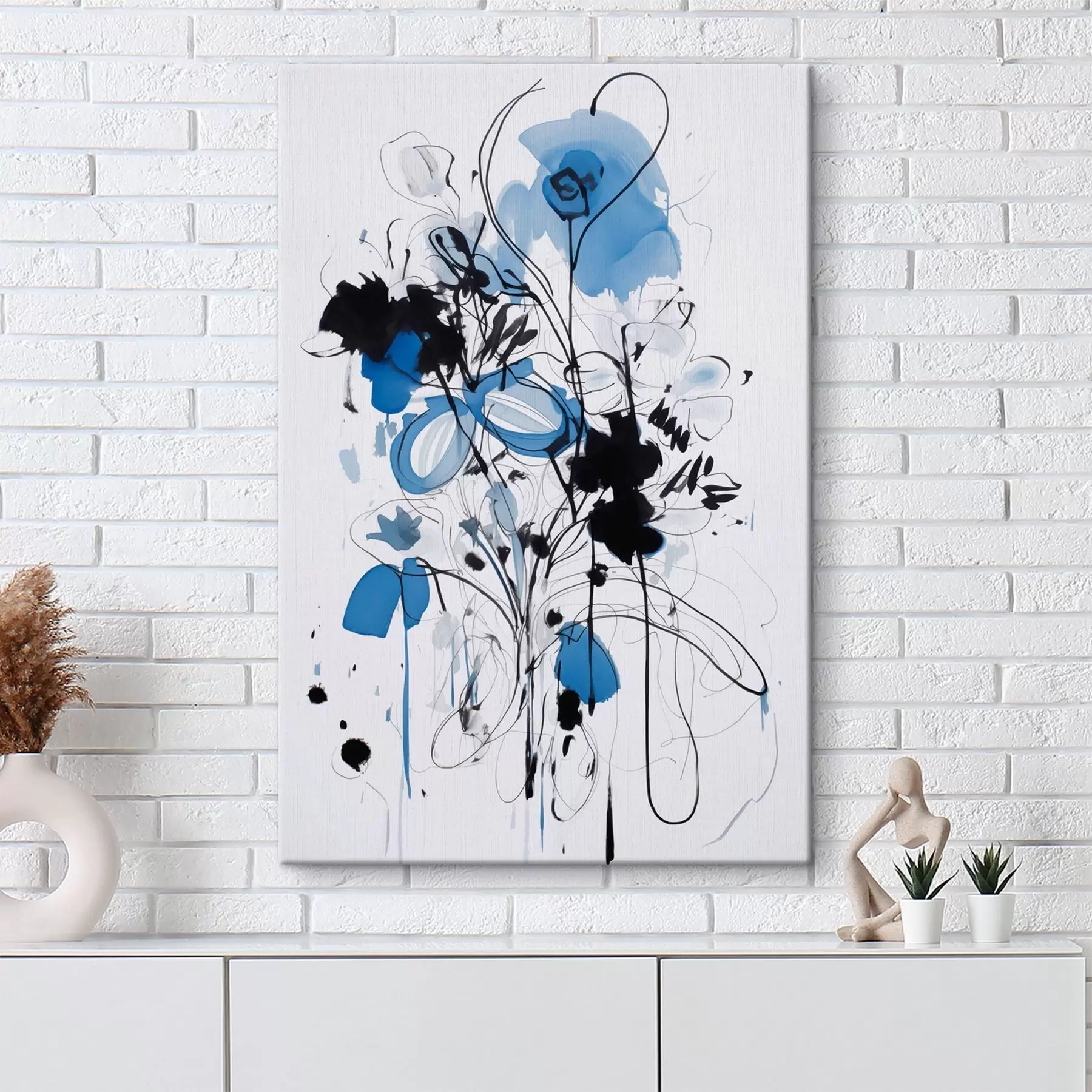 Картина Абстракція з плямами s47490