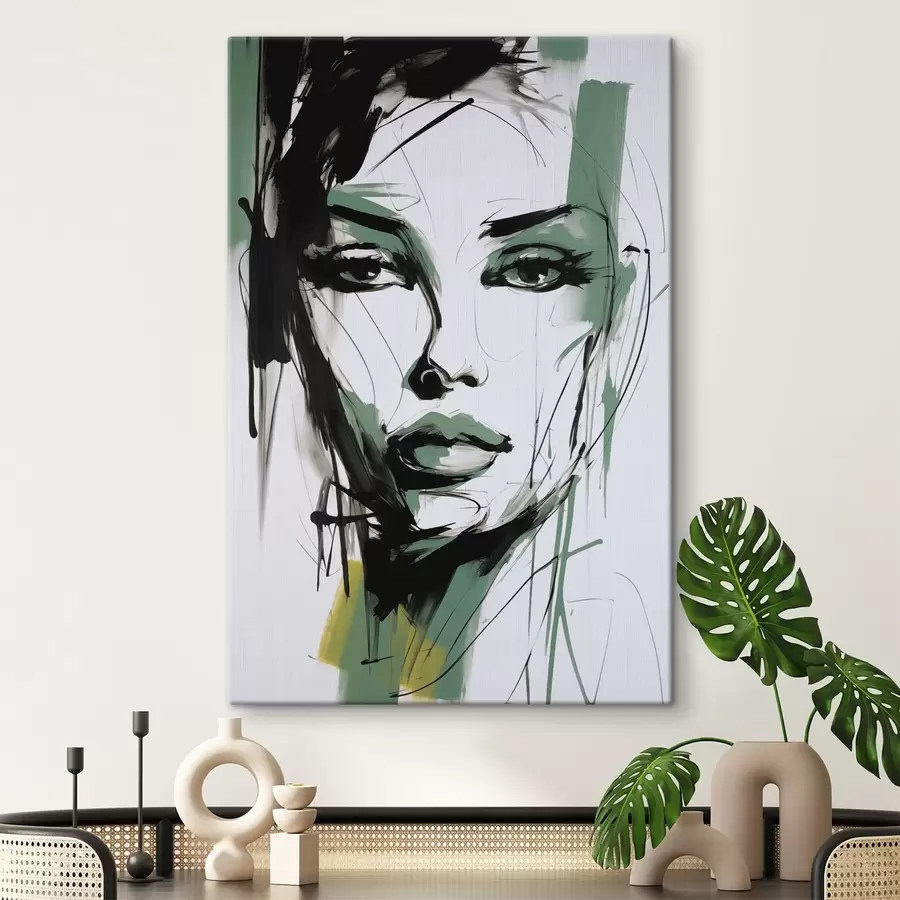 Картина Абстрактний жіночий портрет s47499