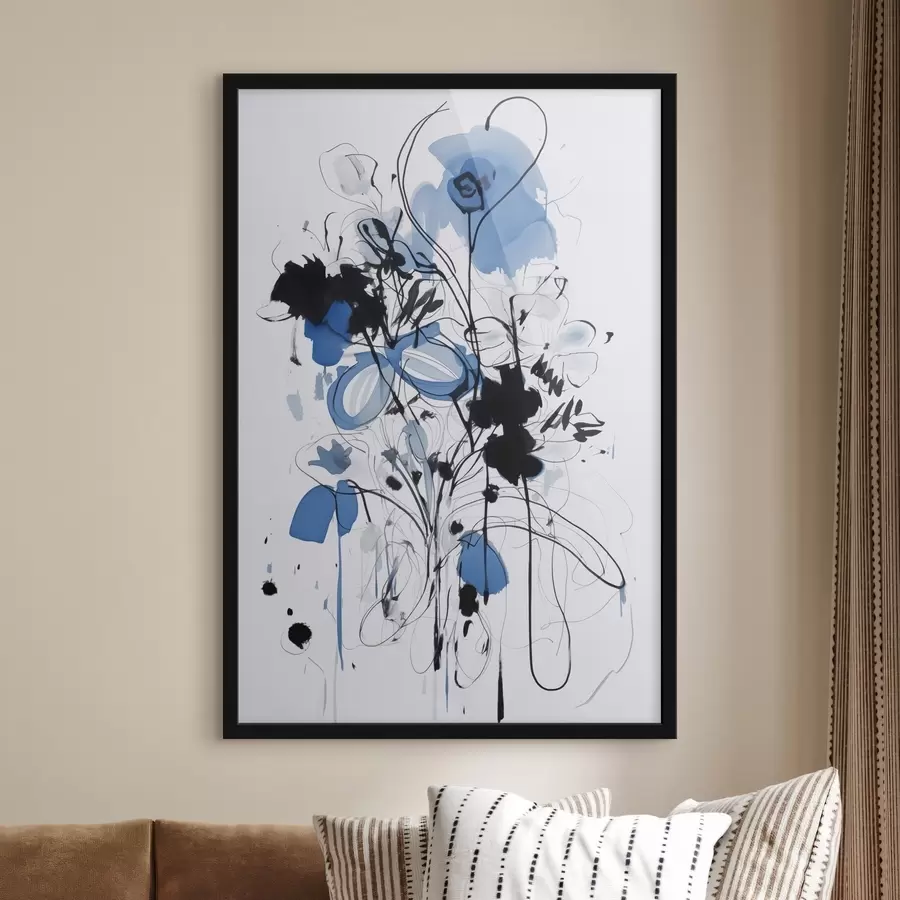 Картина Абстракція з плямами f47490