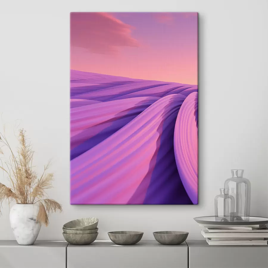 Картина Абстрактне лавандове поле s47110