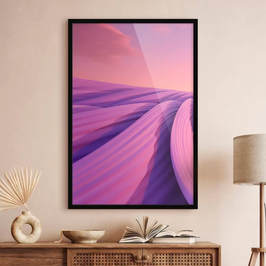 Картина Абстрактне лавандове поле f47110