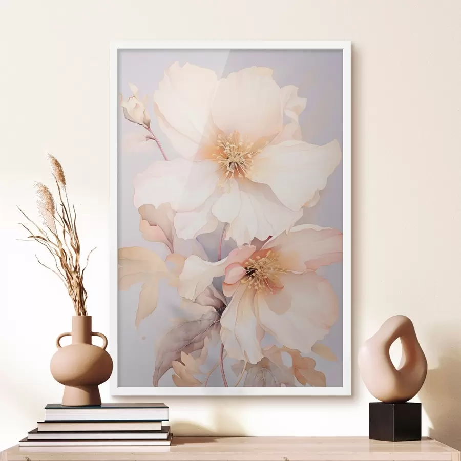 Картина Велика абстрактна квітка f47113