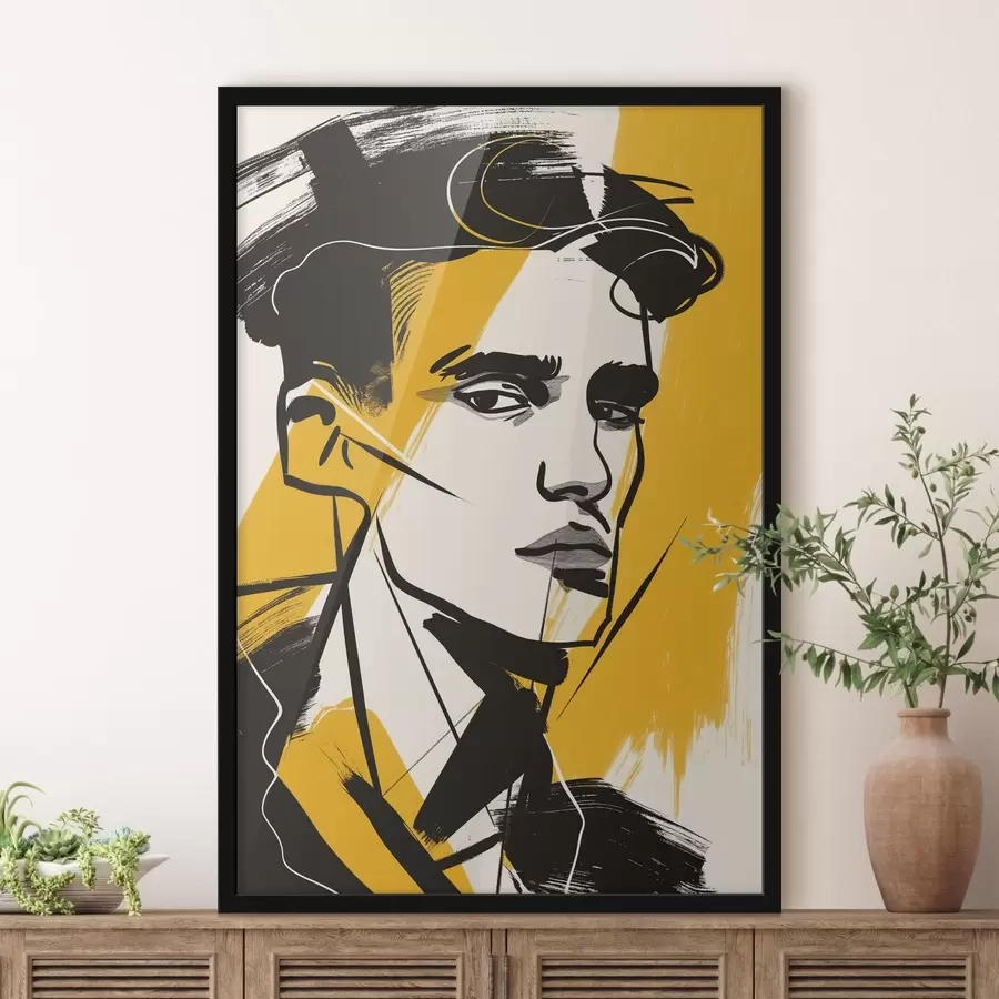 Картина Чоловік у графіті f47467