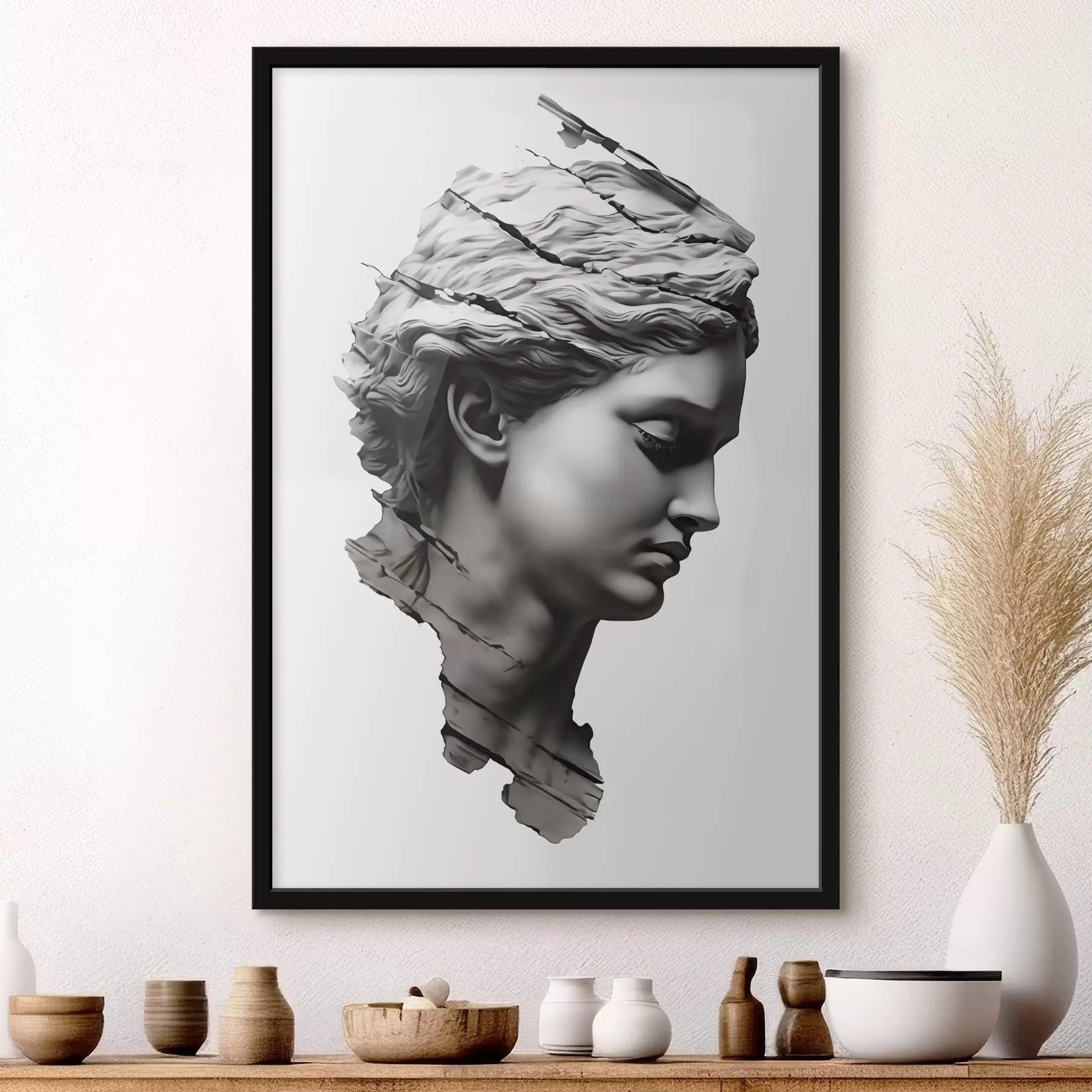 Картина Античний профіль жінки f47475