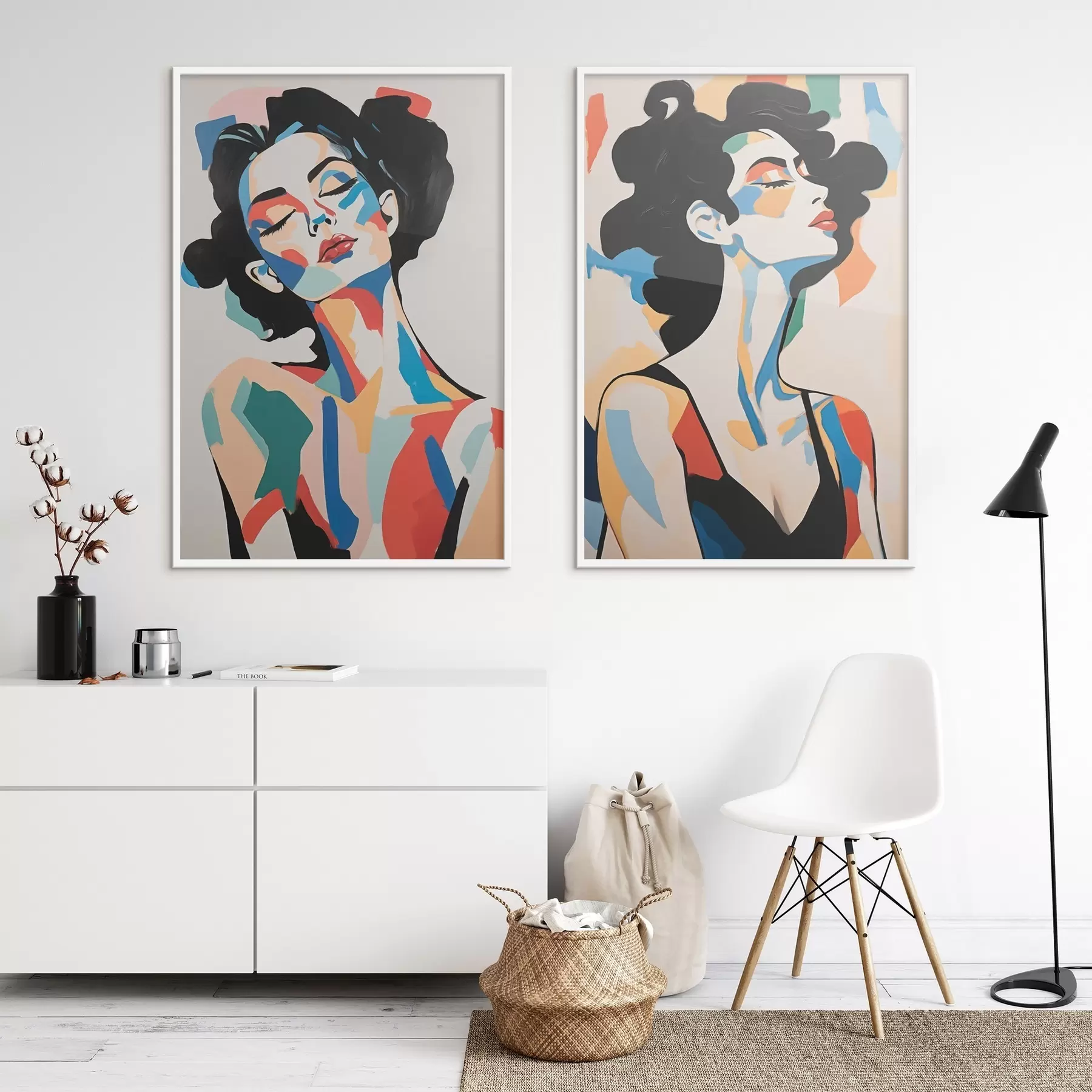 Картина Абстрактні жіночі портрети d00543