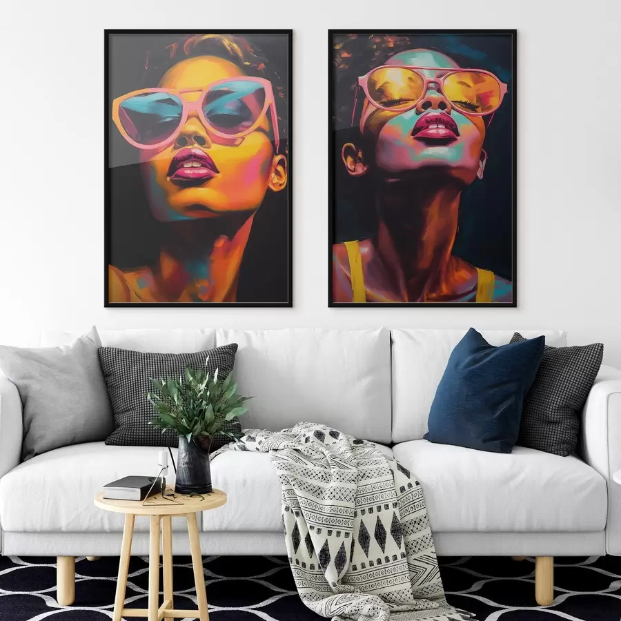 Картина Портрети у фарбах d00581